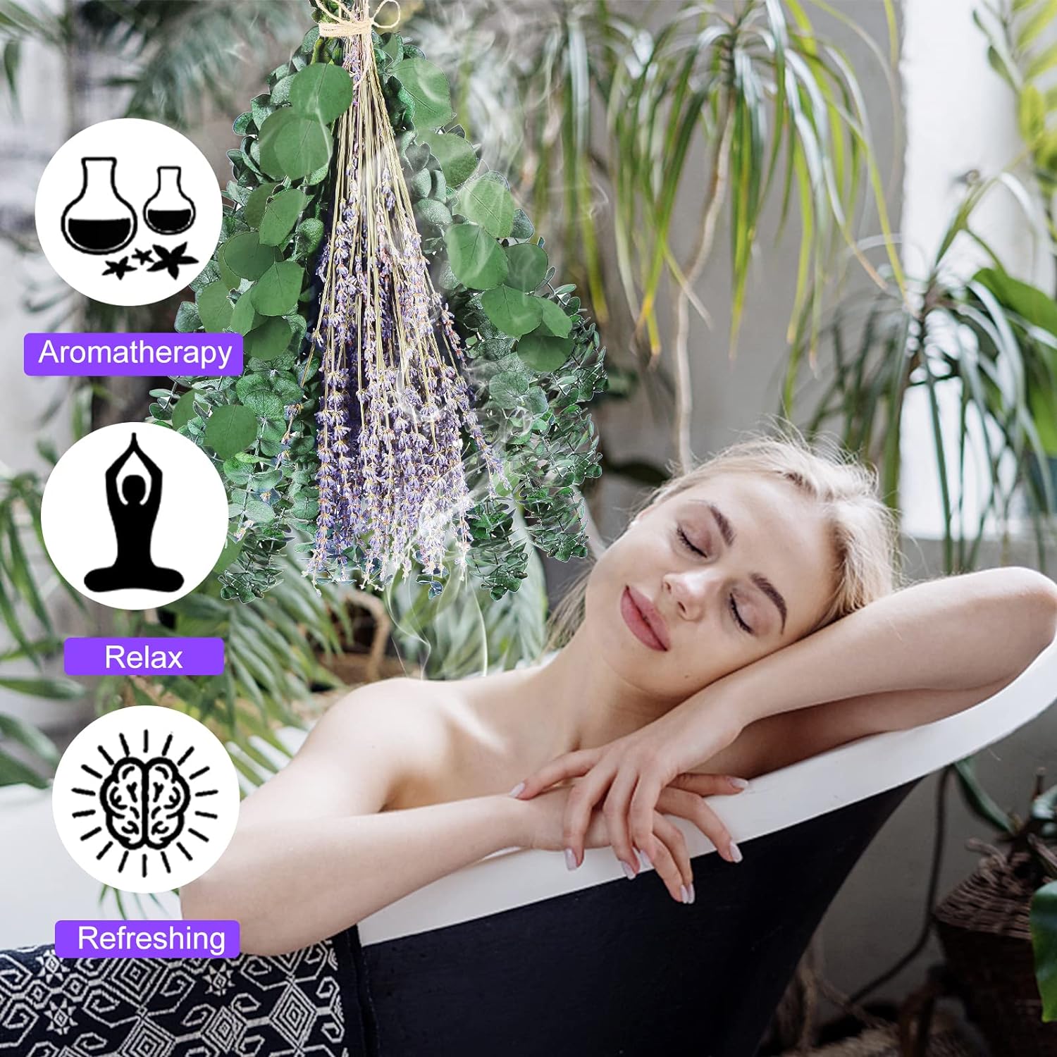 Fresh Eucalyptus and Lavender Shower Bunch